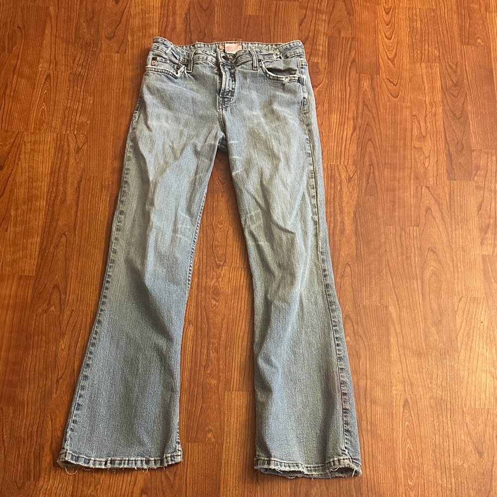 Aeropostale Light Blue Flare Jeans size 9/10 short